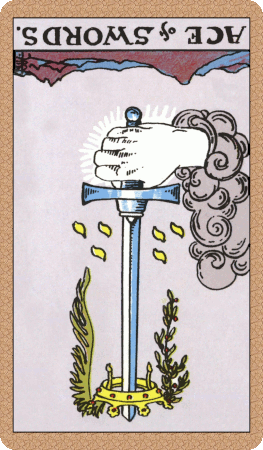 Ace of Swords Tarot Card Reversed