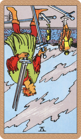 Five of Swords Tarot Card Reversed