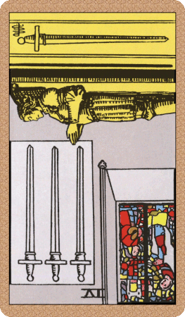 Four of Swords Tarot Card Reversed
