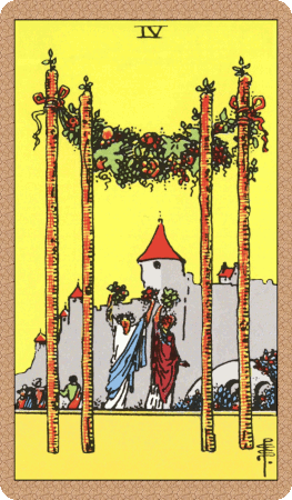 Four of Wands Tarot Card