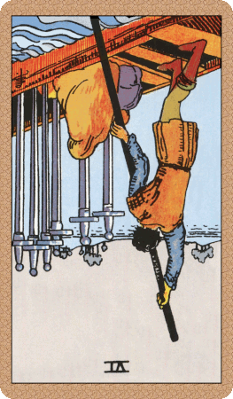 Six of Swords Tarot Card Reversed