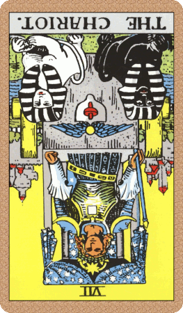 The Chariot Tarot Card Reversed