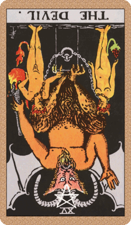 The Devil Tarot Card Reversed